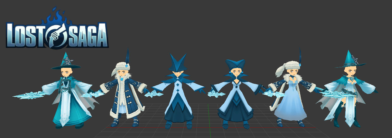 Lost Saga Ice Mage FBX Pack by megaman-gear100 on DeviantArt