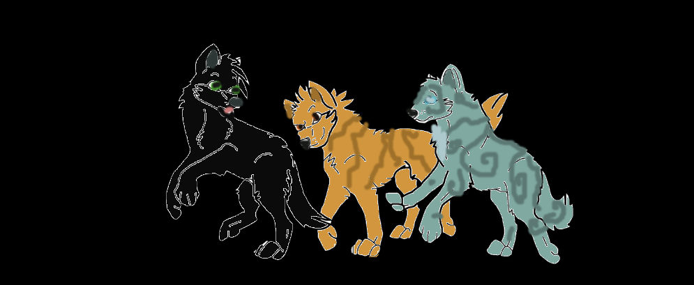 The power of three as wolves by Smokeykins on DeviantArt