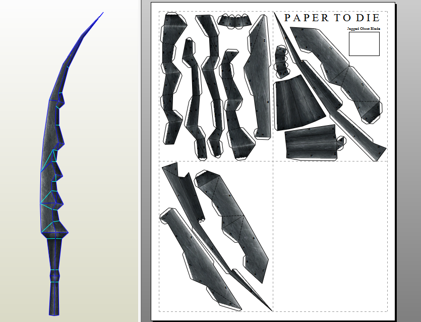 Jagged Ghost Blade PDO/PDF By EuTytoAlba On DeviantArt.