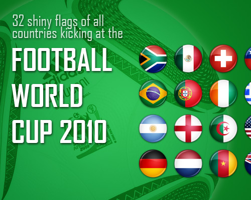 Flag Icons - FIFA WC 2010