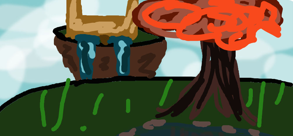Floating islands 2 by hunnybee07art on DeviantArt