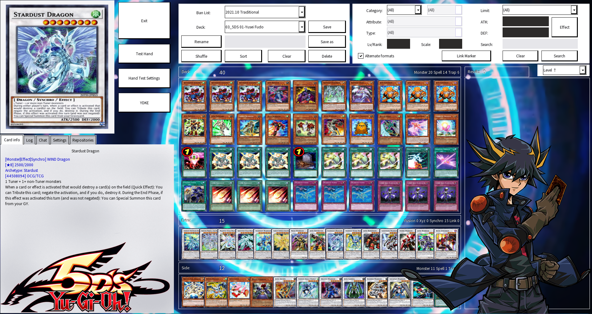 Yu-Gi-Oh! 5Ds - Character Decks by MAXPOWER1314 on DeviantArt