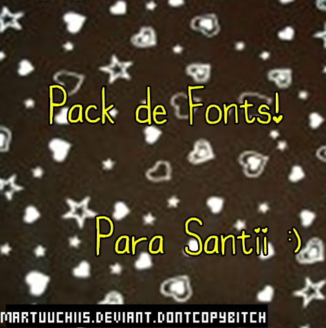 Fonts Para Santii