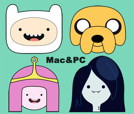 Adventure Time Icons Mac Pc By Awhim On Deviantart