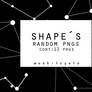 random shapes // pngs