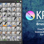 Krita brushes pack, version 6