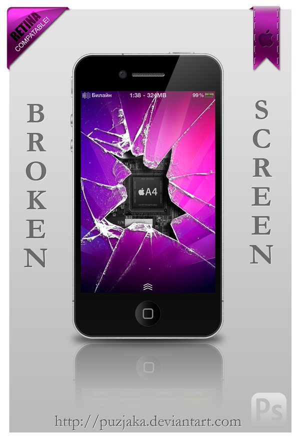 Broken screen