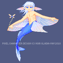 [Sale-off][ADOPT] Flying Fish Merman [OPEN]