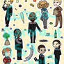 Star Trek DS9 Sticker Sheet