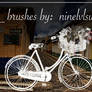 Flower Basket Bike Brush