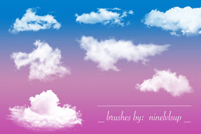 Fluffy Clouds Brushes