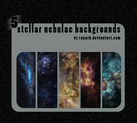 5 Free Stellar nebulae backgrounds