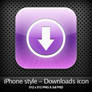 iPhone style - Downloads icon