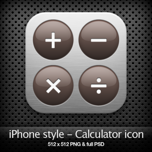 iPhone style - Calculator icon