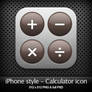 iPhone style - Calculator icon