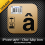 iPhone style - Char. map icon