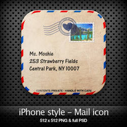 iPhone style - Mail icon by YaroManzarek