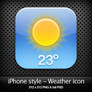 iPhone style - Weather icon