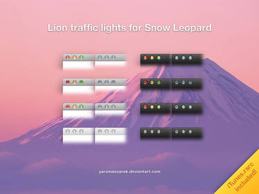 Lion traffic lights - SnowLeo