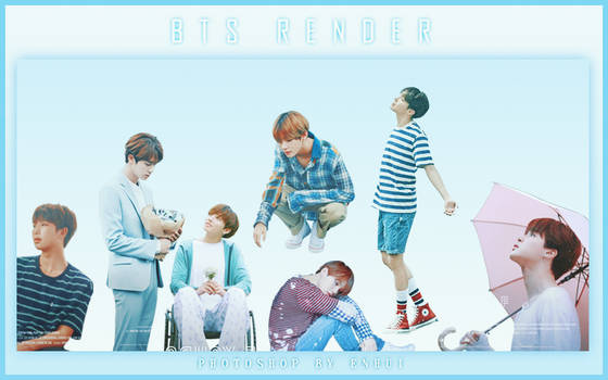 RENDERPACK#03 BTS 7PNGS by ENHUI