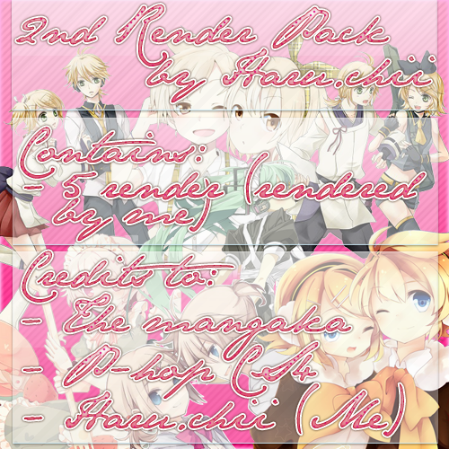 2nd Render Pack by Haru.chii by haru030500 on DeviantArt