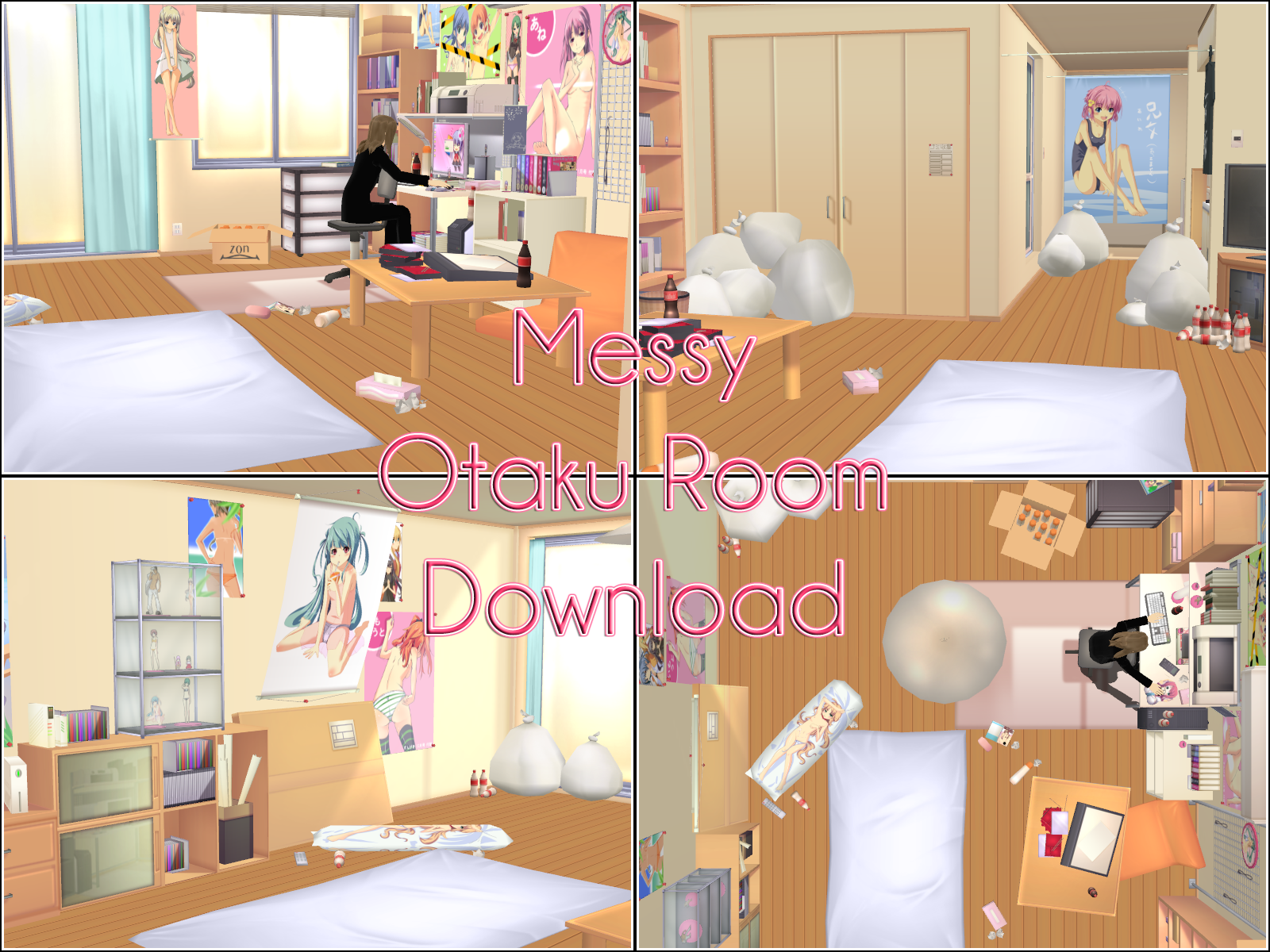 Messy Otaku Room Download By Kaahgome On Deviantart
