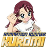 Animation Runner Kuromi - anime folder icon