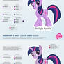 Twilight Sparkle Color Guide 2.0 [UPDATED]