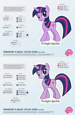 Twilight Sparkle Color Guide 2.0 [UPDATED]