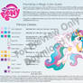 Princess Celestia Color Guide