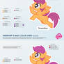 Scootaloo Color Guide 2.0 [UPDATED]