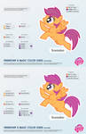 Scootaloo Color Guide 2.0 [UPDATED]