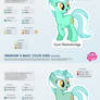 Lyra Heartstrings Color Guide