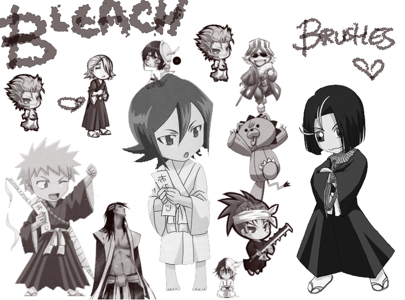 Bleach Brushes Photoshop 7.0