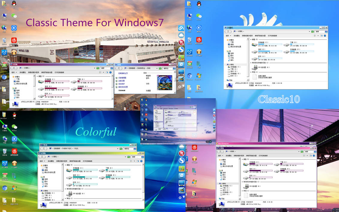 Colorful Classic Theme For Windows 7 Final by yuenkaiwei on DeviantArt