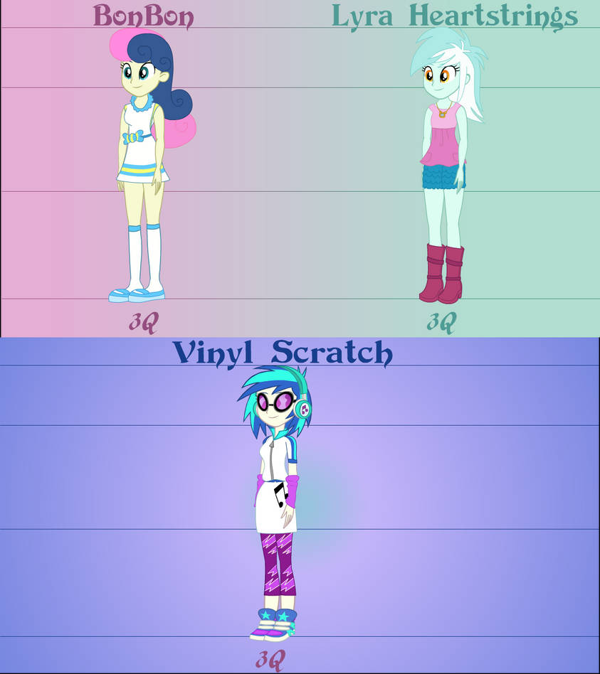 Vinyl Lyra And Bonbon 3q Flash Animate Puppet By Solywack On