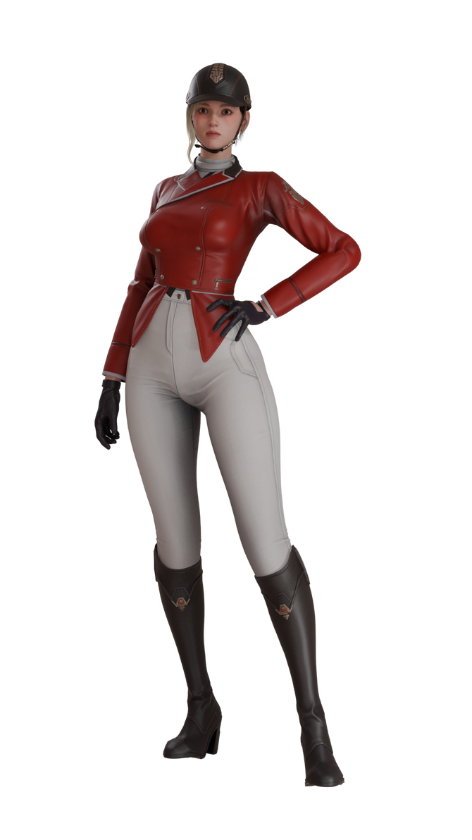 Dia - Red Rider (The First Descendant) by budiasa on DeviantArt