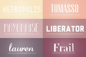 O6 fonts pack #O3.
