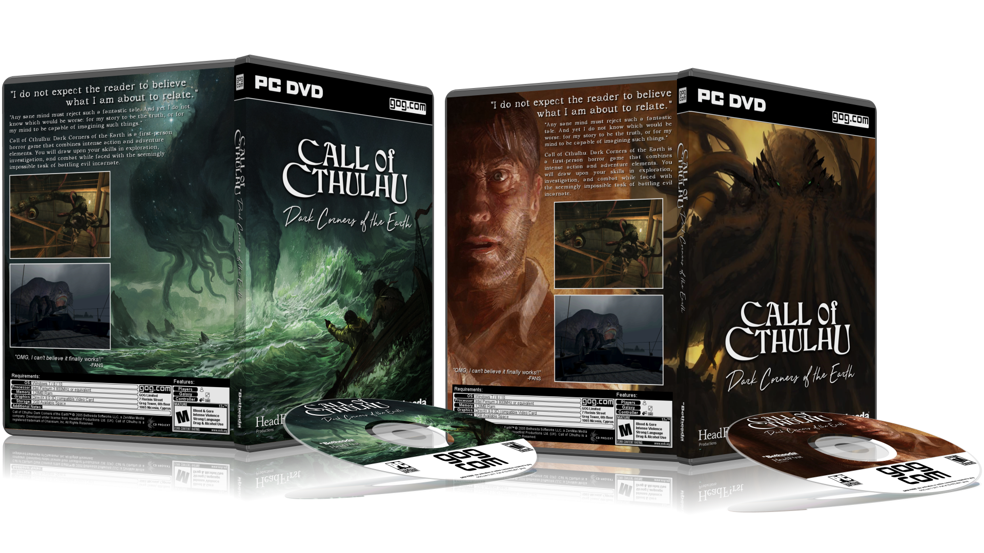 Call of Cthulhu: Dark Corners of the Earth by arcangel33