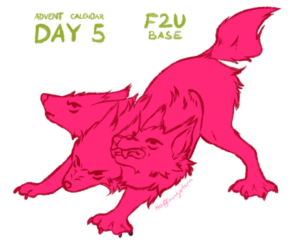 F2U Base || Advent Calendar 2023 || Day 5 by Hoffnungsstern on DeviantArt