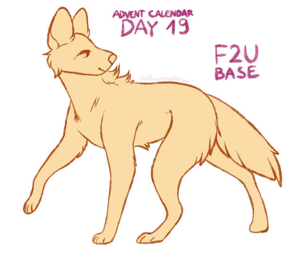 F2U Base || Advent Calendar 2023 || Day 19 by Hoffnungsstern on DeviantArt