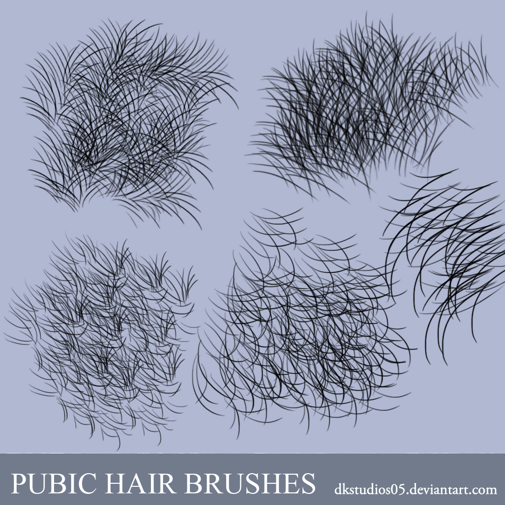 Pubic Hair Brushes by DKSTUDIOS05 on DeviantArt