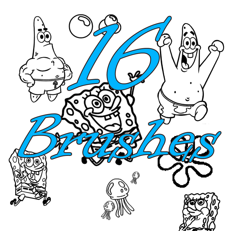 Spongebob brushes by lilchip85 on DeviantArt
