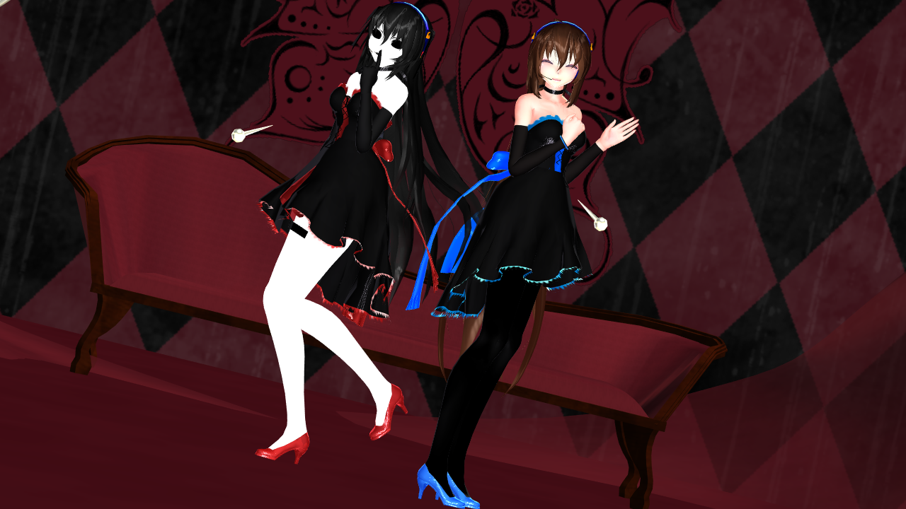 MMD Jane and Jane The Killer IYDD by Blackrabbit1234 on DeviantArt