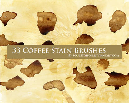 33 Coffee Stain Brushes