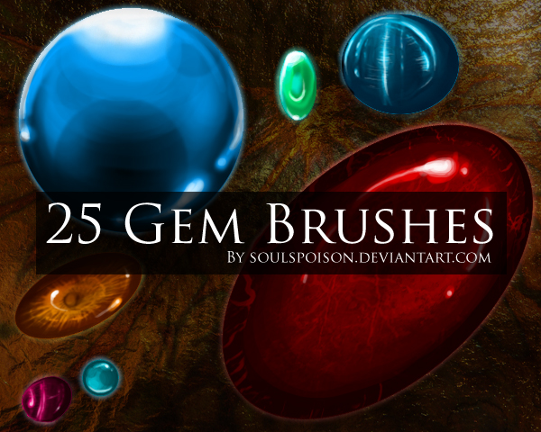 25 Gem Brushes