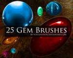 25 Gem Brushes