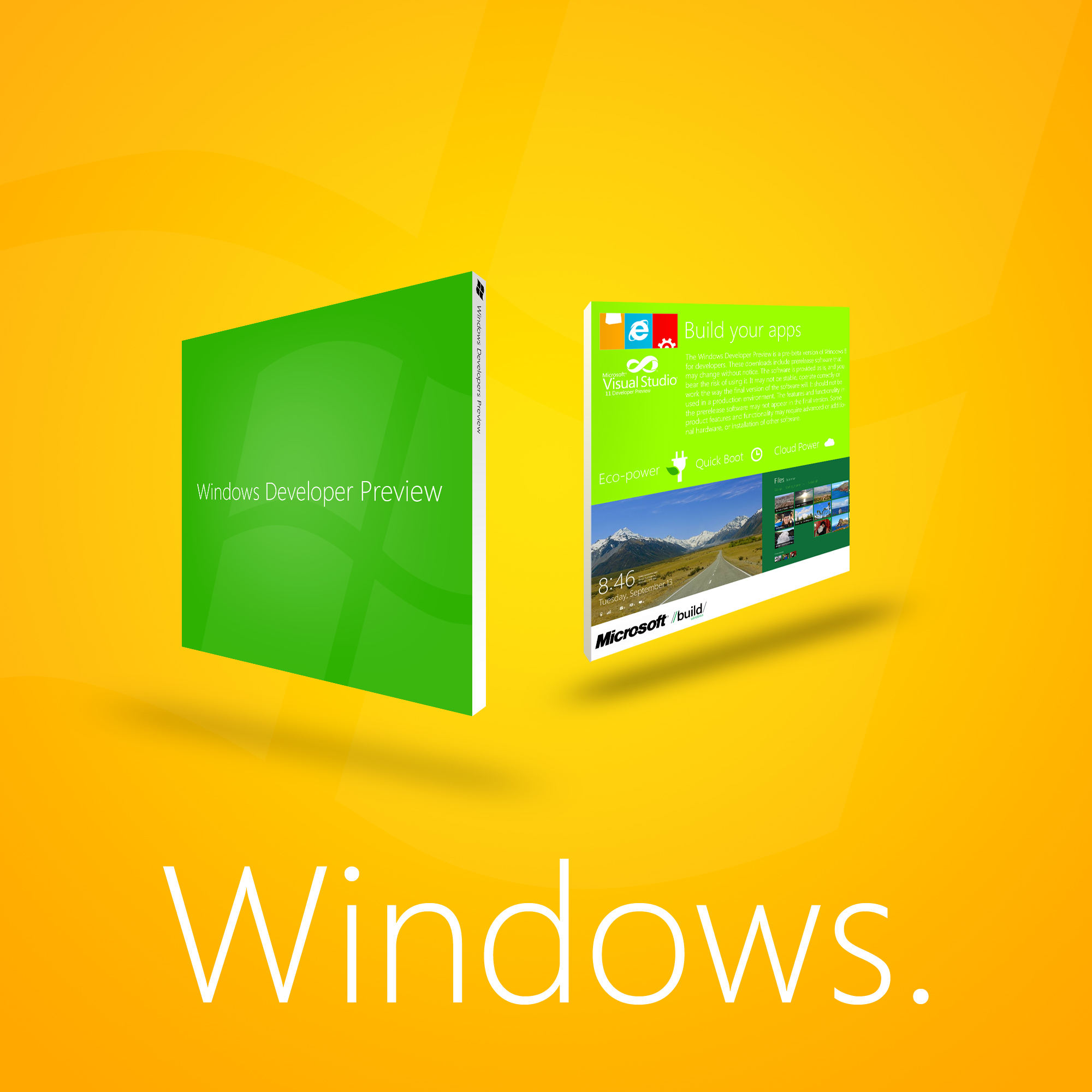 Windows Developers Preview DVD