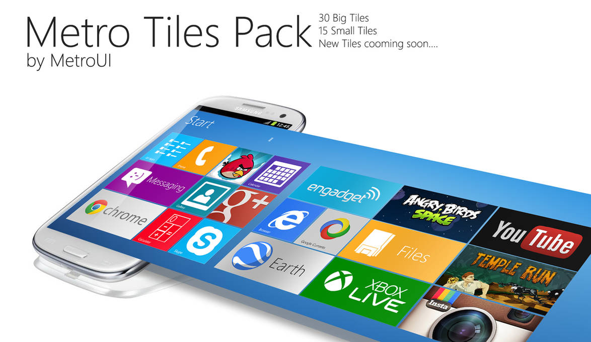 45 Metro Tiles for Android by MetroUI on DeviantArt