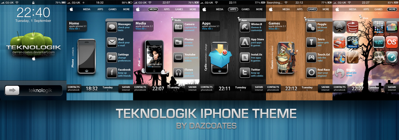 Teknologik iPhone theme